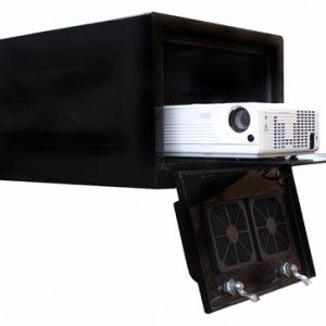 Projector Enclosure for Outdoor Use